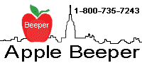 Apple Beeper 1-800-735-7243